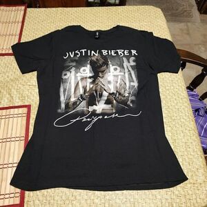 Justin Beiber Black Purpose Shirt Size Women's M
